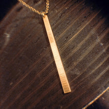 Measure Necklace Made From Bronze Drum Cymbals