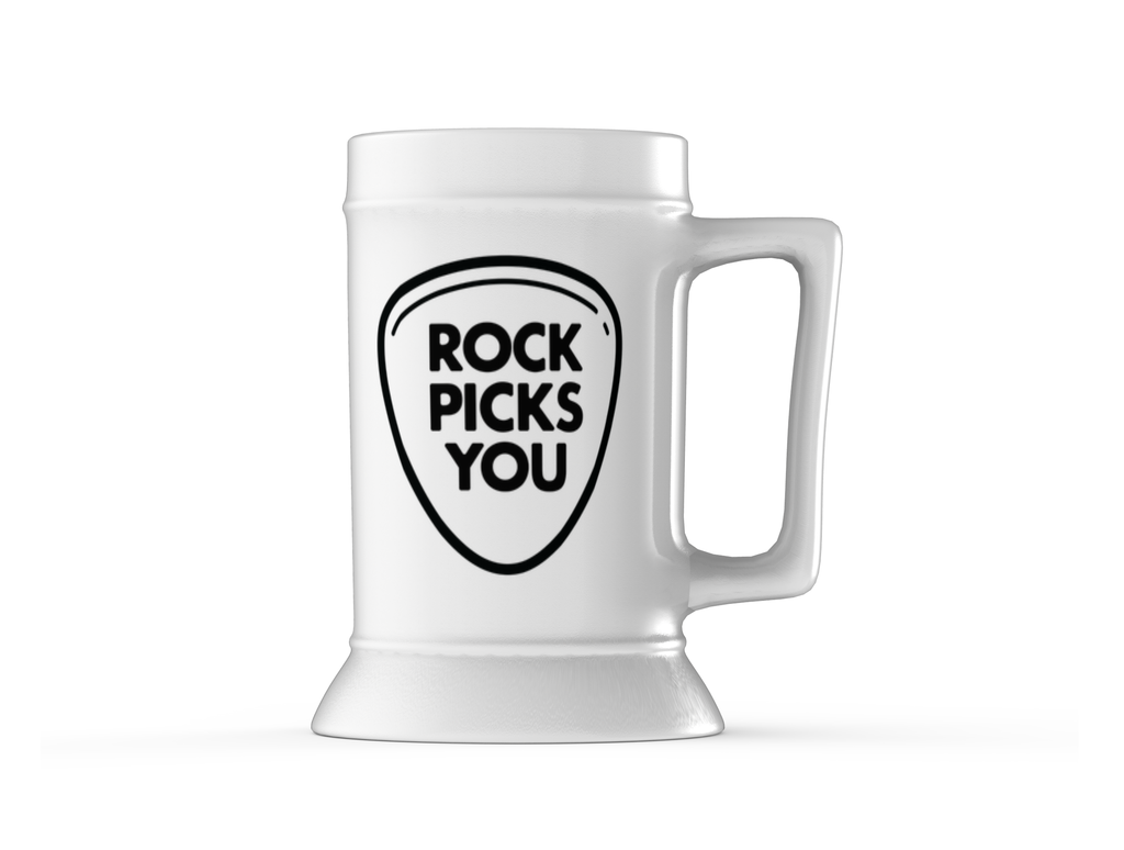 Rockin' Beer Steins: "Pick" from 3 Memorable Designs